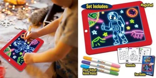 Tablero De Dibujo Magic Pad Luz Led